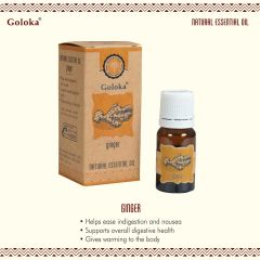 Goloka GInger Essential Oil (10 ML) Pack