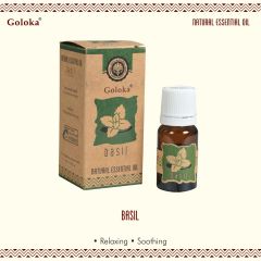 Goloka Basil Essential Oil (10 ML) Pack